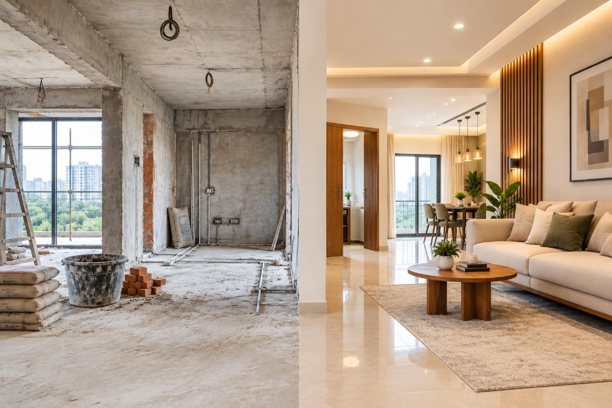 Civil Work Before Interior