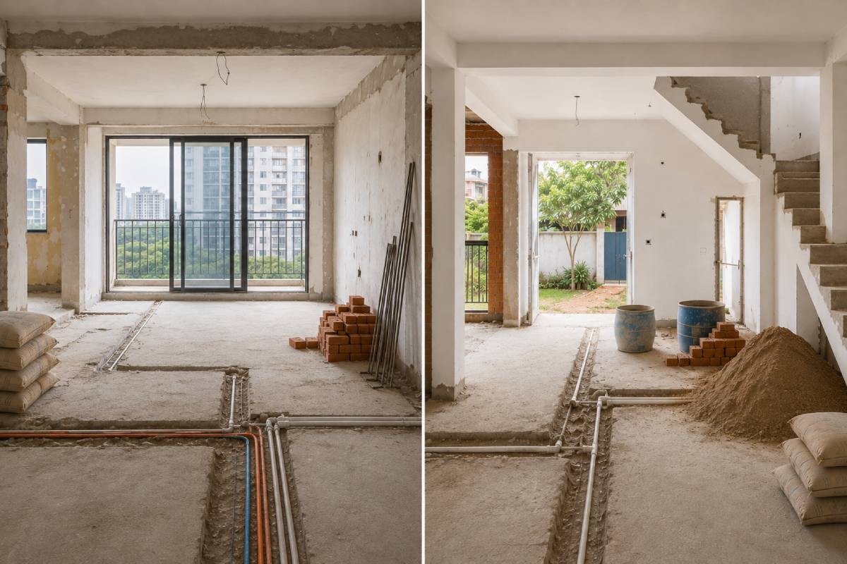 Civil Work Pricing for Apartment