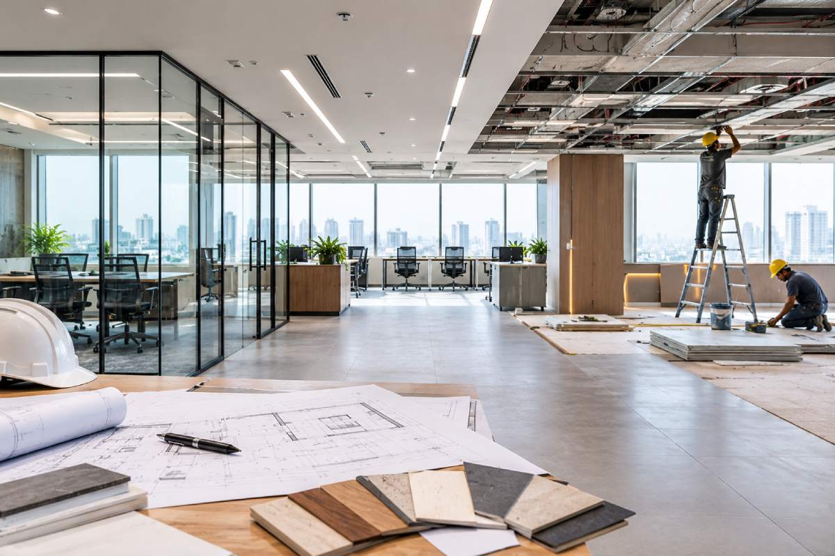 Commercial Office Renovation in Thane