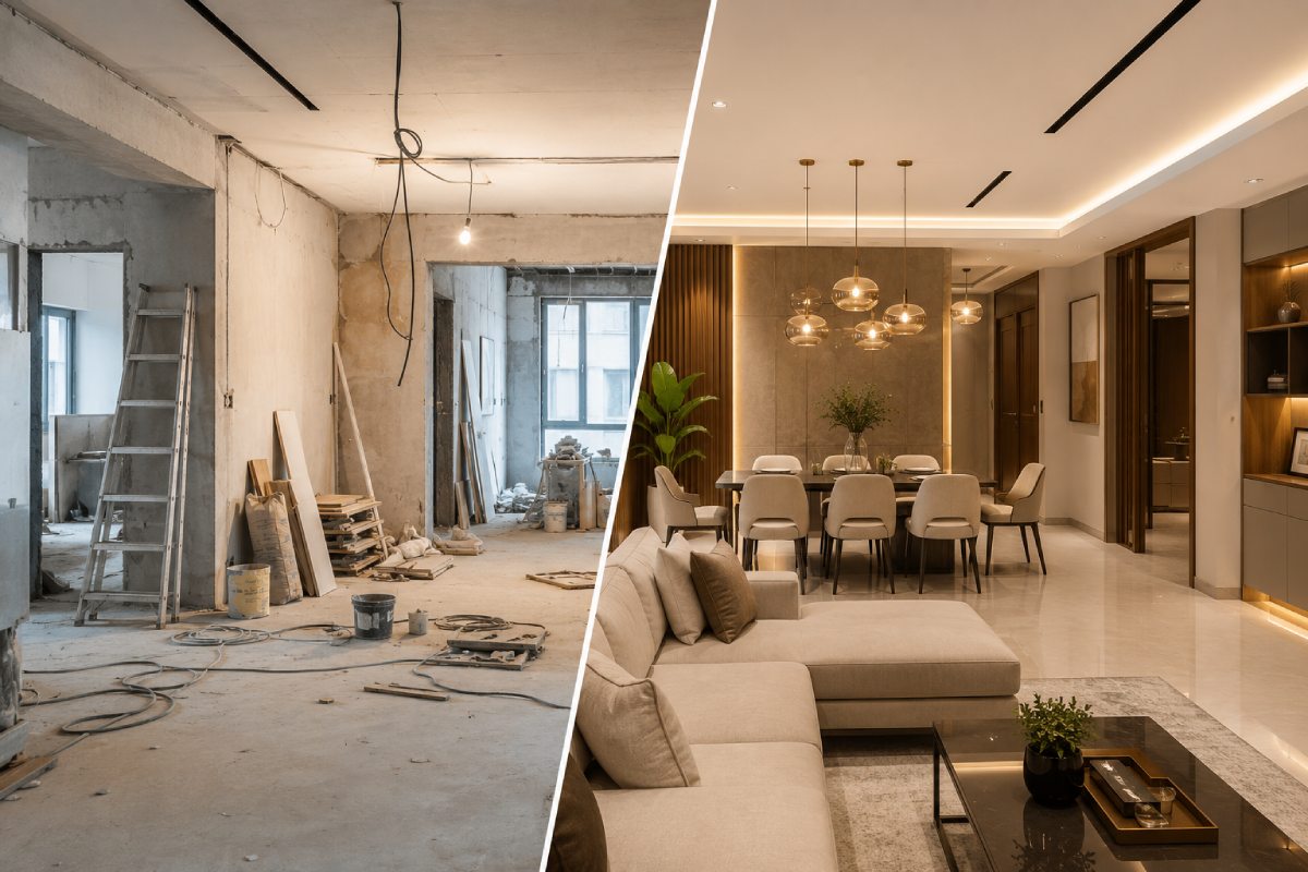 traditional contractor model vs turnkey interior